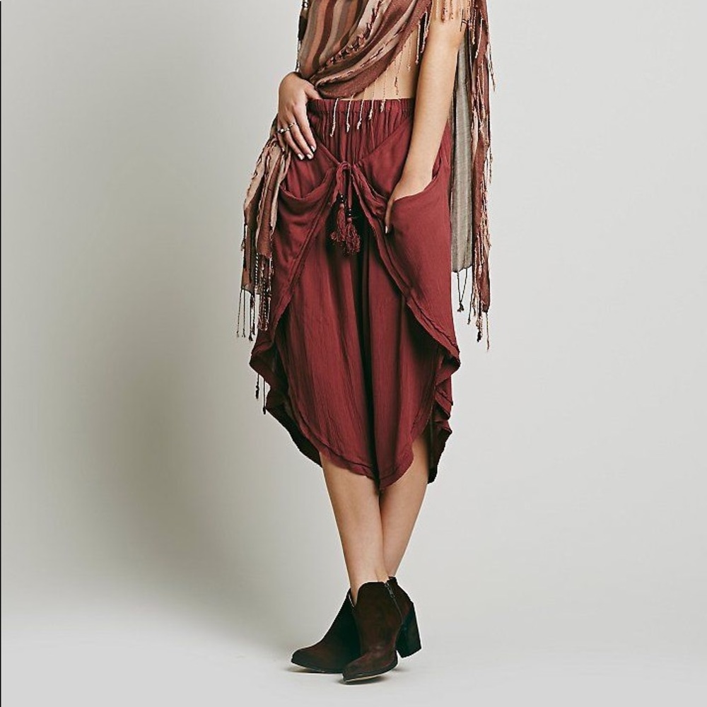 Flare wide midi Festival Pants